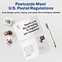 Avery Postcards, Glossy White, 4.25" x 5.5", Inkjet, 100/Pack (08383)~#|#~78E6BB98-A254-481E-9F80BE4F3EA48897_sc7