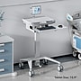 Mount-It! MedHub Mobile Medical Cart Workstation with Tablet Mount and Locking Caster Wheels, White/Grey (MI-16018)~#|#~78F885AD-6996-4B93-93ABD1029A90DF36_sc7