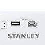 STANLEY SurgePro 1200 6-Outlet Extreme Surge Protector Wall Tap with Phone Shelf & 2-USB Ports, 1200 Joules, White (30426)~#|#~78FC6413-1164-4089-8E5B75812CBF641C_sc7
