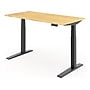 FlexiSpot E7 Pro 55"W Electric Adjustable Standing Desk, Bamboo/Black (E7BPRO5528-LBZB)~#|#~79029E32-D94E-4690-BC1D24F4DCBEDA9A_sc7