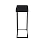 Household Essentials Jamestown 10.25"W x 17.75"D Laminate End Table, Black Oak/Black (8113-1)~#|#~7902F327-4344-4DD5-B71B4339CB47437B_sc7