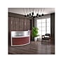 Regency Marque 72"W Curved Reception Desk Workstation, Mahogany (77310MH)~#|#~7903CE21-7BAC-498B-8DB044EDA09A8A32_sc7