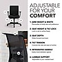 HON Convergence Adjustable Arm Fabric Swivel Task Chair, Black (HONCMY1AACCF10N)~#|#~79056B2C-2B27-4BA8-8238D4B9971C9E6A_sc7