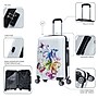 InUSA Fusion 24" Hardside Butterfly Suitcase, 4-Wheeled Spinner, TSA Checkpoint Friendly, Fusion (IUAPC00M-FUS)~#|#~7905CBAE-B477-42E1-9C17CDBB4278819D_sc7