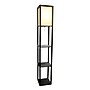 Simple Designs Etagere Organizer 62.5" Floor Lamp with Rectangular Shade, Black (LF1014-BLK-CCLB)~#|#~790685CE-E948-4261-B81DC1E23E7A2446_sc7