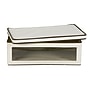 Household Essentials Large Canvas Vision Storage Box with Clear Front Panel, Cream (HH514)~#|#~7908E6C6-A6D9-4449-AE4FEBC0ADB43F9D_sc7