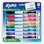 Expo Magnetic Tank Dry Erase Marker, Fine Tip, Assorted Colors, 8/Pack (1944748)~#|#~790CB388-887A-411D-B13BA4D092AB2C31_sc7