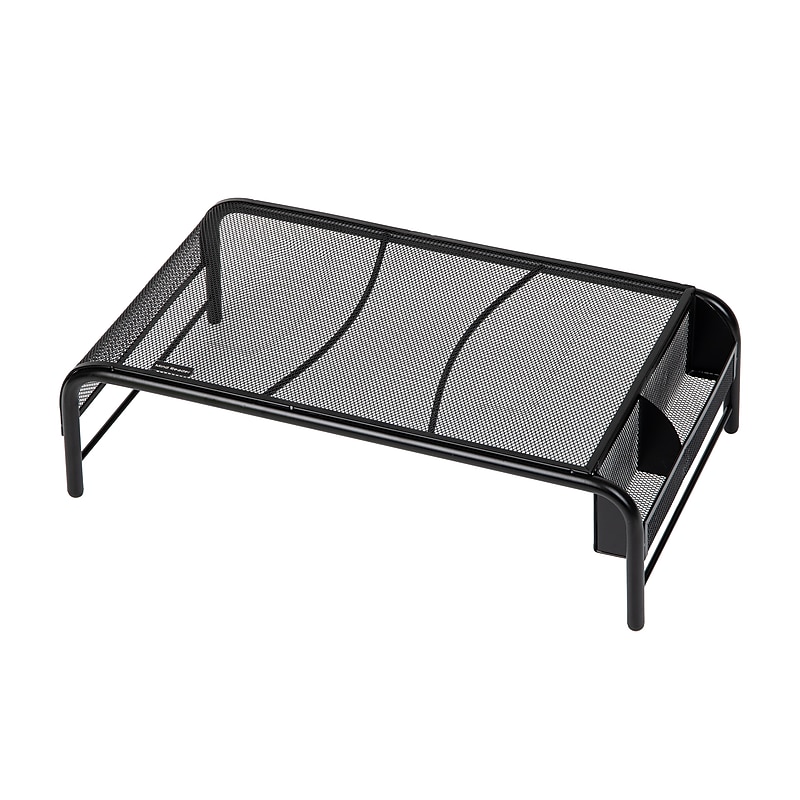 Mind Reader Ventilated Monitor Stand, Up to 24" Monitor, Black (MESHM-BLK) image 1
