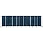 National Public Seating Robo Series 11-Panel Folding Mobile Room Divider, 72"H x 256"W, Blue Fabric (RDG6-11PT04)~#|#~790E0057-9A64-40A7-A6D90FC96728FF84_sc7