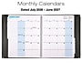 2026-2027 Excello Brands 8.5" x 11" Academic Year Executive Appointment Planner, Weekly/Monthly, 12 Month, Black~#|#~7910A30E-482A-4E8C-B8BC22236650D3ED_sc7