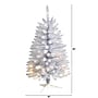 Nearly Natural Slim White Artificial Christmas Tree, 3' (T3357)~#|#~79120F0F-E767-4B20-B4821E8A298804B3_sc7