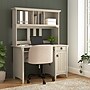 Bush Furniture Salinas 48"W Small Computer Desk with Hutch, Antique White (MY72208-03)~#|#~79149832-7D45-4550-AF07C3A069DFBB61_sc7