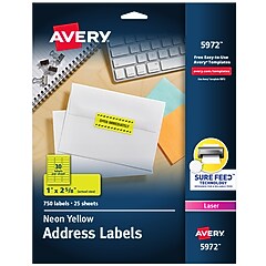 専用ページ　2XL2セット Avery Sure Feed Laser Address Labels, 1
