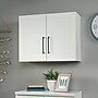 Sauder HomePlus 23"H Wall Cabinet, Soft White (442985)~#|#~791B5818-3BA9-42B5-A389E941BD1C0D01_sc7