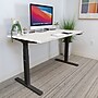 Mount-It! Ultimate Dual Motor 55"W Electric Rectangular Adjustable Standing Desk, White/Black (MI-18105)~#|#~791EAF57-B0C6-4F6B-857B88EE837B307F_sc7
