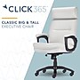 Click365 Classic Ergonomic Bonded Leather Executive Big & Tall Chair, 350 lb. Capacity, Light Gray (CCHR10023C)~#|#~79202B11-D213-4244-B2D96C360E6C5397_sc7