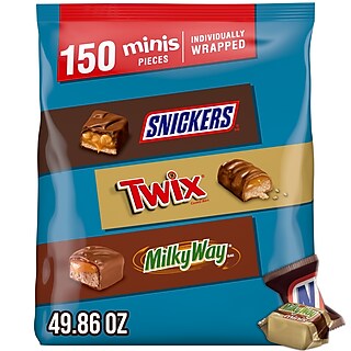 M&M'S Fun-Size Milk Chocolate Candy Variety Pack, 19.41 oz
