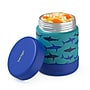 bentgo Kids Stainless Steel Insulated Food Jar, Shark, 11.2 oz. (BGKDJAR-SHK)~#|#~7927E149-B657-45D1-BD2947DD962DFDE0_sc7