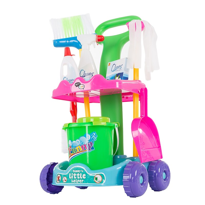 Hey! Play! Toddler Toy Cleaning Set, Assorted Colors (80-PP-1350568) image 1