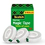 Scotch Magic Invisible Clear Tape Refill, 0.5" x 36 yds., 1" Core, 3 Rolls/Pack (810H3)~#|#~792B3468-9F9F-49BF-940FF5C1E376E74E_sc7
