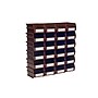 Triton Products LocBin Stackable Storage Bin, 3" x 4.12"x 5.37", Brown, 24/Pack (3-210BR)~#|#~792BC294-3990-4658-90B4863A5FDBE9C3_sc7