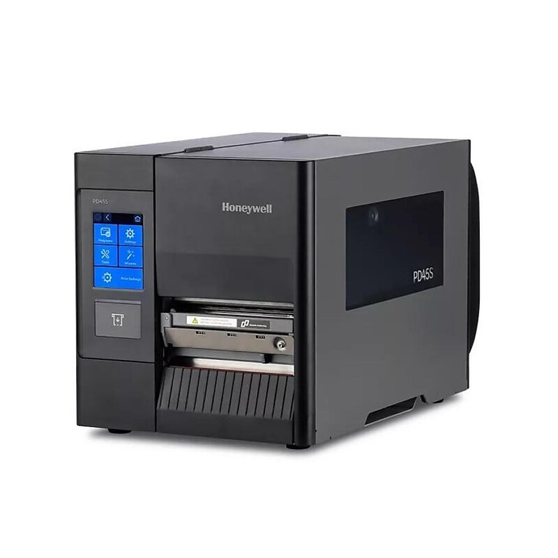 Honeywell PD45S0F0010000200 PD45S0F Direct Thermal/Thermal Transfer Label Printer, LAN/Serial/USB, Black image 1