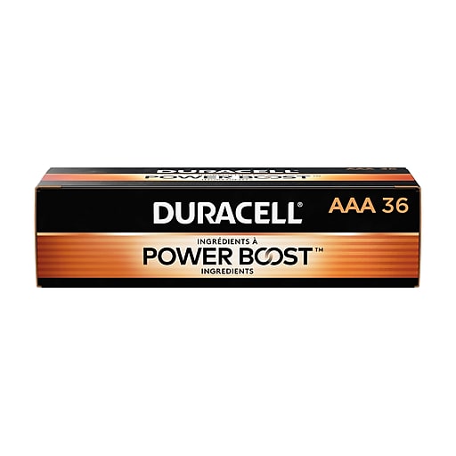 Duracell Coppertop AAA Alkaline Battery, 36/Pack (MN24P36)