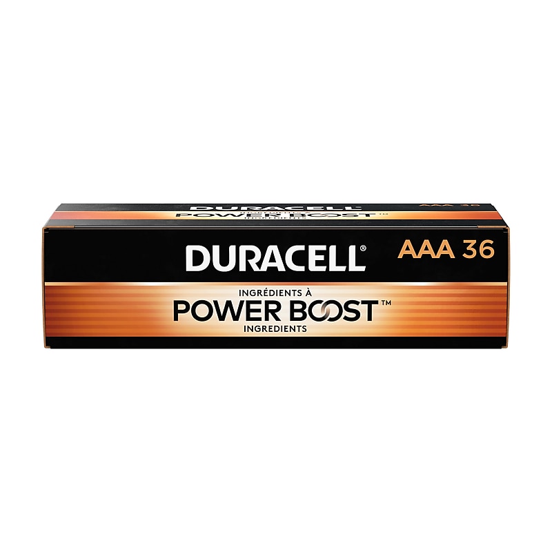 Duracell Coppertop AAA Alkaline Battery, 36/Pack (MN24P36) image 1