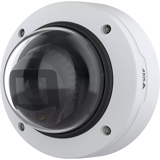 【BRAND BlANCA】LV PEACE and LOVE ヴィキュー AXIS P3277-LV Wired Security Camera, 1-Channel, White (03152-001