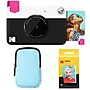 Kodak Printomatic Instant Print Camera Bundle with Blue Soft Case & 20-Pack Zink Photo Paper, Black~#|#~793A4724-E31D-40AE-AF3633550E6E744A_sc7