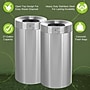 Alpine Industries Dual-Stream Compost/Trash Recycling Station, 54-Gallon, Stainless Steel (ALP475-27-CO-T)~#|#~793AC78A-32FF-4204-927A346679BD6BF3_sc7