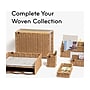 U Brands Paper Rope Front Loading Letter Tray, Letter Size, Brown (6085U01-06)~#|#~793B076D-7808-4589-AA51D61F8D4E3605_sc7