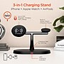HyperGear MaxCharge Pro 3-in-1 Wireless Charging Stand with Magnetic Wireless Fast Charge, 15W, Black (16189)~#|#~793EAA2B-A86A-4BB2-8CE78B6DE5943F9E_sc7
