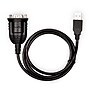 Rocstor 3ft USB-A to DB-9 RS-232 Serial Cable, Male to Male, Black (Y10C877-B1)~#|#~793EC1A6-9873-430C-87B14D1A4CED02FC_sc7