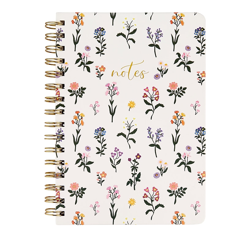 Eccolo Journal, 6" x 8", Narrow Ruled, Floral, 192 Pages (ST459) image 1