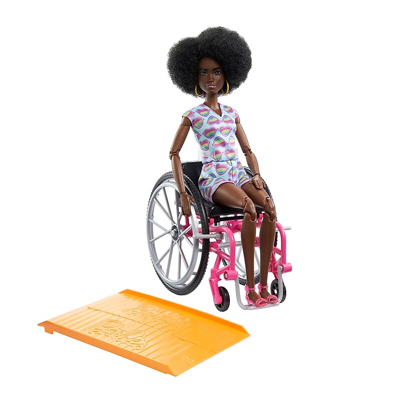 Mattel Barbie Fashionistas Doll With Wheelchair, Brown Hair, 2/Pack (HJT14) image 1