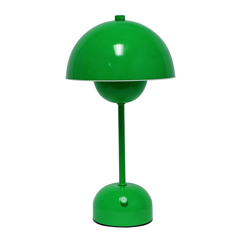 Simple Designs Mushroom Magic LED Table Lamp, Green (LD1069-GRN) image 1