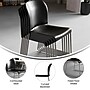 Flash Furniture HERCULES Series Plastic Contoured Stack Chair with Sled Base, Black/Gray (RUT238ABK)~#|#~7948C556-019A-42FC-BD5B176582A47485_sc7