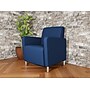 Lesro Ravenna Vinyl Guest Chair, Patriot Plus Imperial Blue/Brushed Steel (RV1101.FBS-01PPIB)~#|#~794A0C54-82F7-490D-A7DEB9B8C5CF6C43_sc7