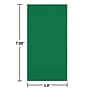 Creative Converting Touch of Color Guest Towel, 3-ply, Emerald Green, 192 Napkins/Carton (95112)~#|#~794B96DC-017C-406E-91E6243DE044443F_sc7