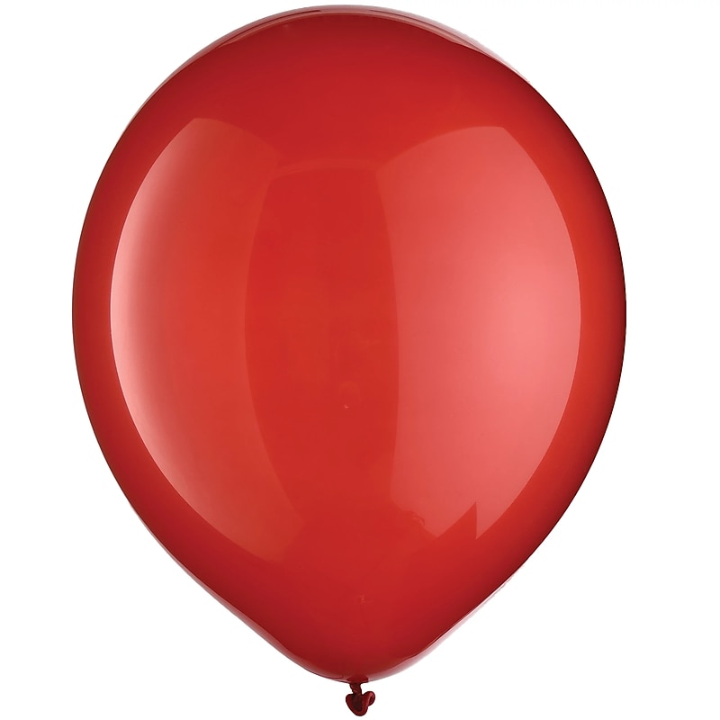 Party City 11" Latex Balloons, Apple Red, 15/Pack (AM113252-40-P) image 1