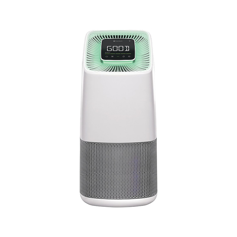 GreenTech Environmental Active HEPA+ with ODOGard Pro HEPA Console Air Purifier, 5-Speed, WiFi Enabled, White/Gray (1X5826) image 1