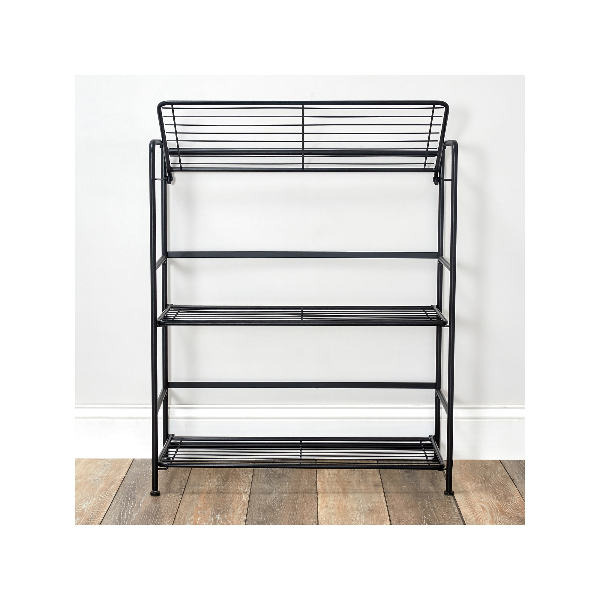 Advantus FlipShelf 3-Shelf Steel Rack, 30.5″ x 26.75″ x 12″, Black (38703) Sansujyuku sansujyuku.com