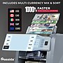Cassida CRS9500 2-Pocket Business-Grade Mixed Bill Counter, Sorter and Reader, Gray (CRS9500)~#|#~795D5CD9-0A69-4E7E-B37D556CDA3A377B_sc7