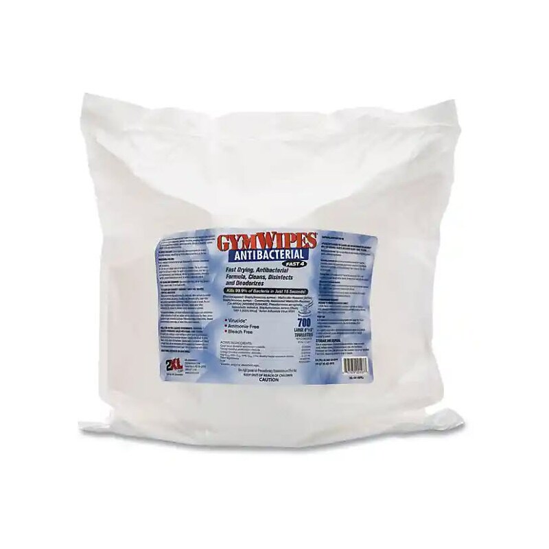 Gym Wipes Disinfecting Wipes plus Refill, 700 Wipes/Container (TXLL101) image 1