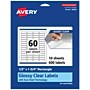 Avery Laser/Inkjet Multipurpose Labels, 1.75" x ", Glossy Clear, 600/Pack (94204)~#|#~79603F36-4340-469D-B76A2E3325747565_sc7