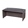 Boss Office Products 71" U-Shaped Curved Bow Desk with File Pedestal and Hutch, Driftwood (GROUPAH-DW)~#|#~7960633A-D8F5-4954-80CAAC66B35AF419_sc7