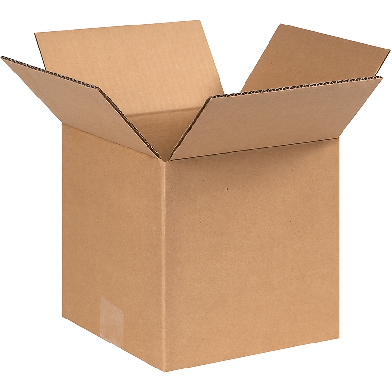 9" x 9" x 9" Heavy Duty Shipping Boxes, 44 ECT, 25/Bundle (HD999) image 1