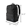 Skyway Luggage Rainier Simple Laptop Compatible Backpack, Crater Black (505-15-001-BKP)~#|#~796AAE27-927D-401D-9F2627D97172B627_sc7