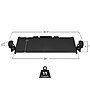 Mount-It! Adjustable 30"W Clamp-On Keyboard and Mouse Tray, Black (MI-7181)~#|#~796DB76E-B194-412B-9A9A06403380EACB_sc7